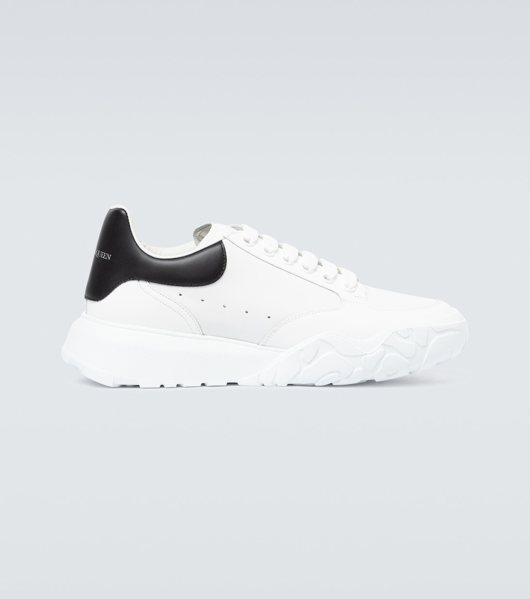 

Кеды из кожи Alexander McQueen, белый
