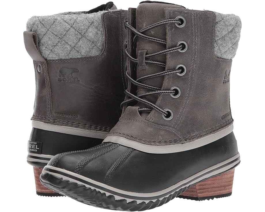 

Ботинки SOREL Slimpack II Lace, цвет Quarry/Black