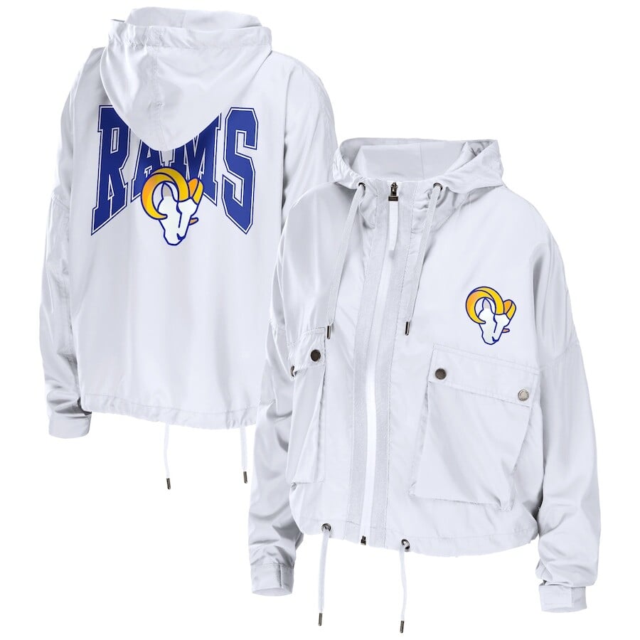 

Ветровка WEAR by Erin Andrews Los Angeles Rams, белый