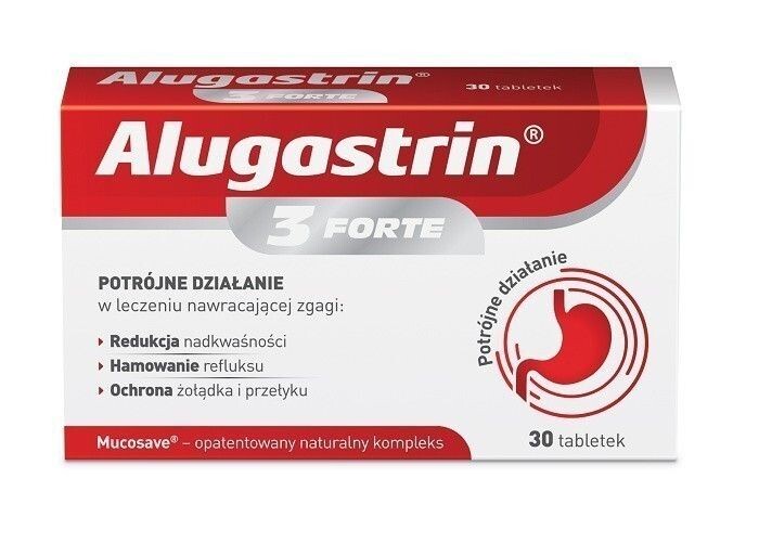 

Таблетки Alugastrim 3 Forte Tabletki, 30 шт