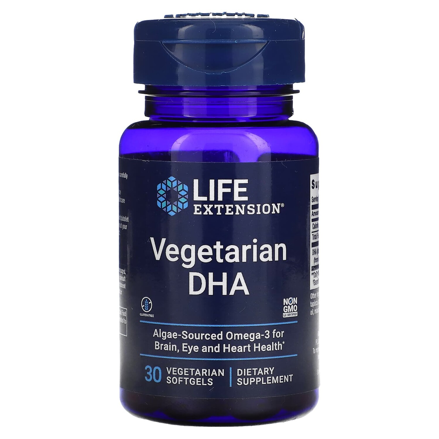 

Вегетарианская ДГК, 30 вегетарианских капсул, Life Extension