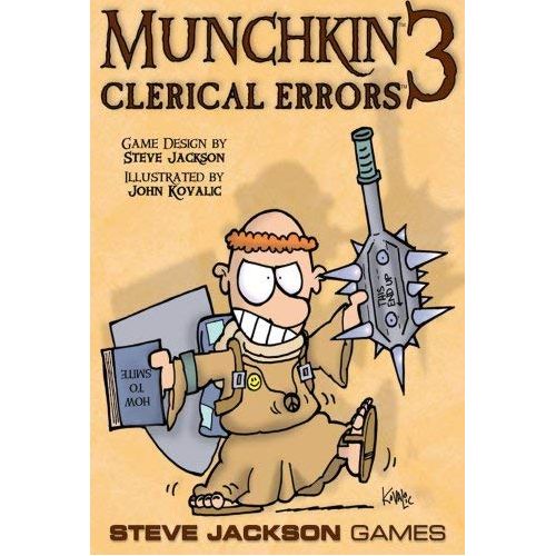 Настольная игра Munchkin 3: Clerical Errors (Colour) Steve Jackson Games настольная игра munchkin booty revised steve jackson games