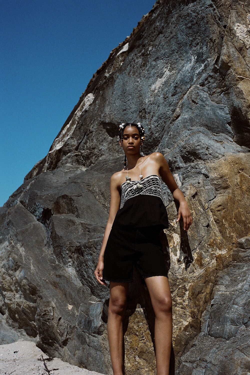 

Bermuda trf regular, обычный ремень ремень Zara, черный