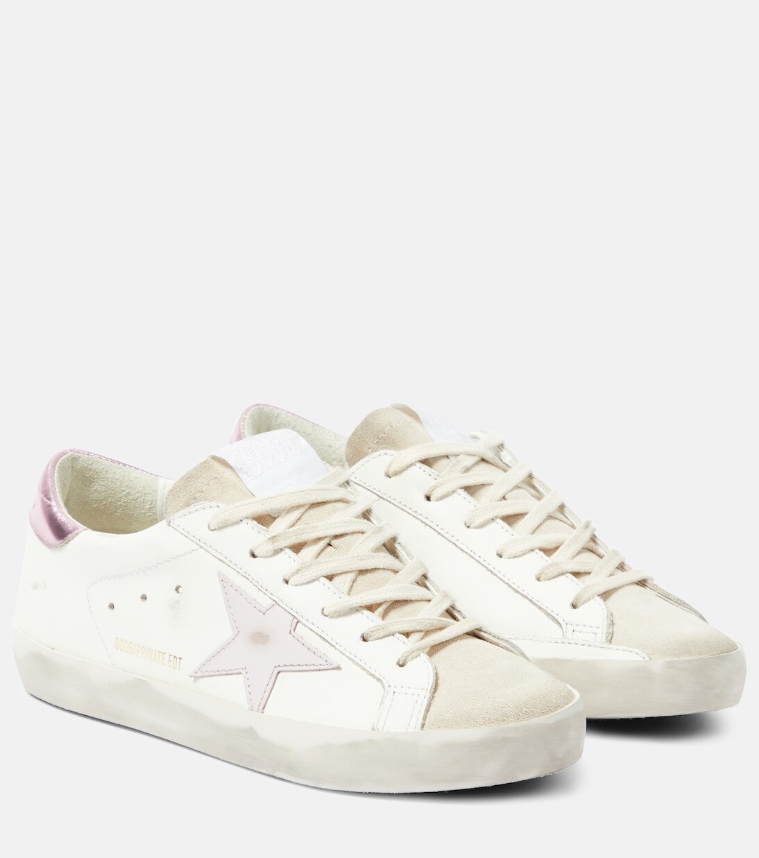 

Кожаные кроссовки superstar Golden Goose, белый