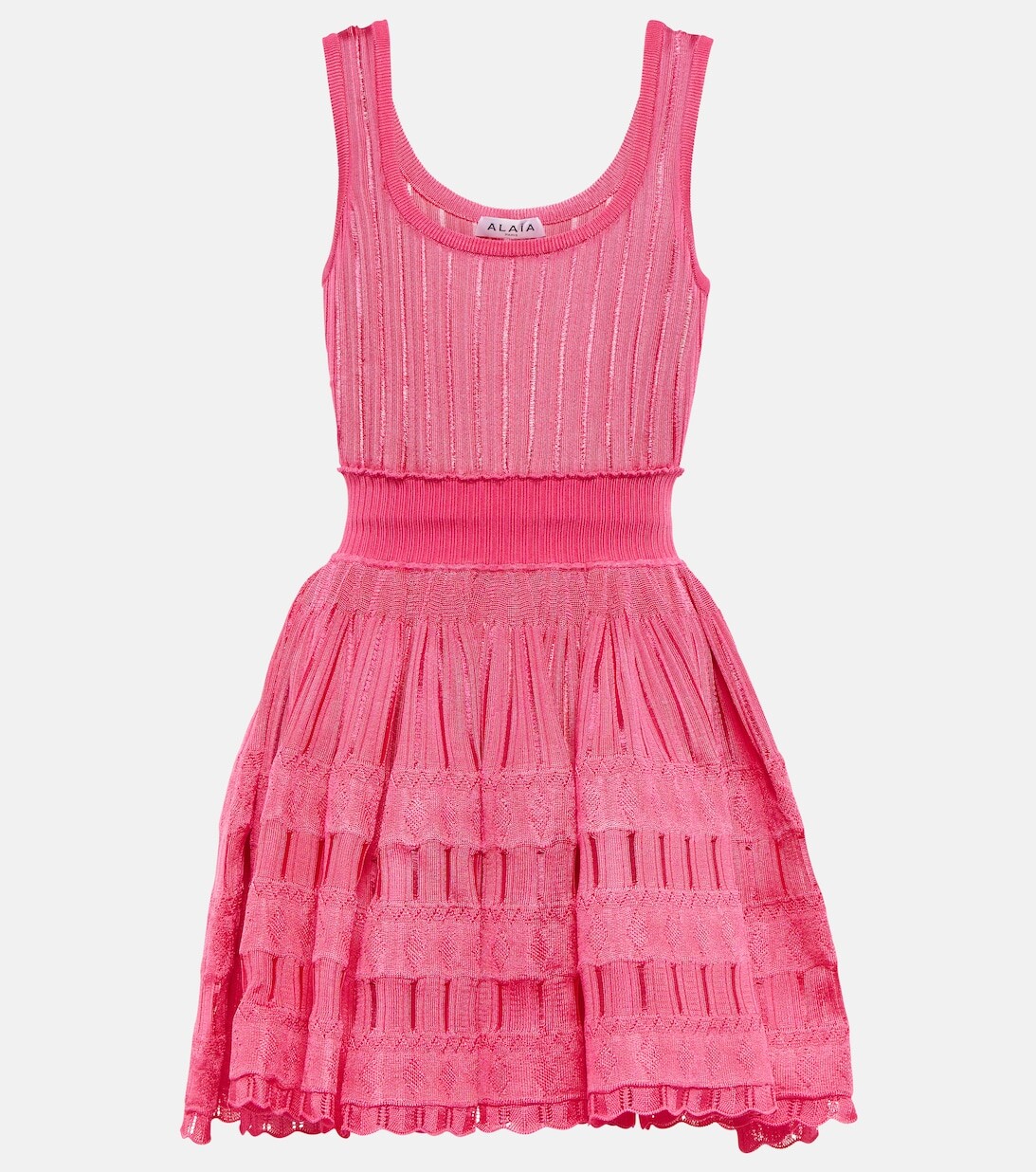 

Мини-платье с кринолином ALAÏA, розовый