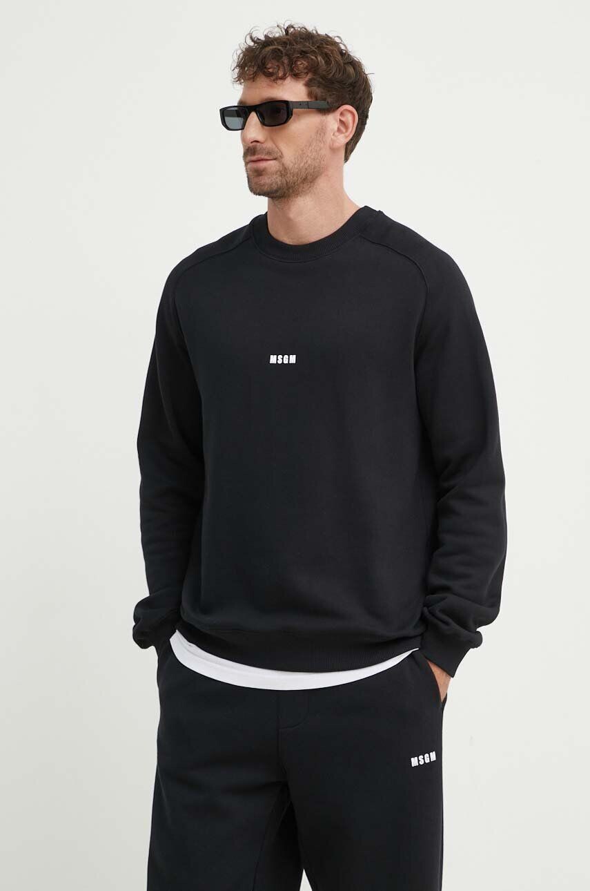 

Толстовка MSGM из хлопка, черный