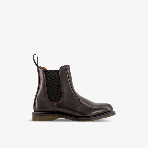 

Ботинки челси из кожи Flora Dr. Martens, красный