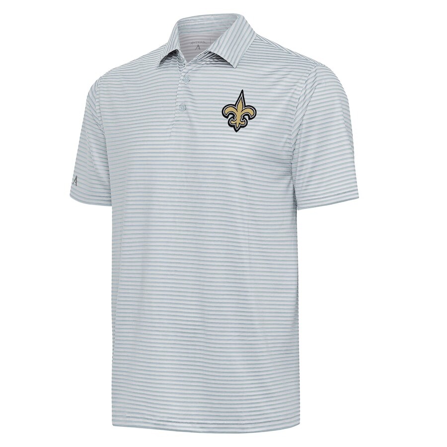 

Поло с коротким рукавом Antigua New Orleans Saints, серый