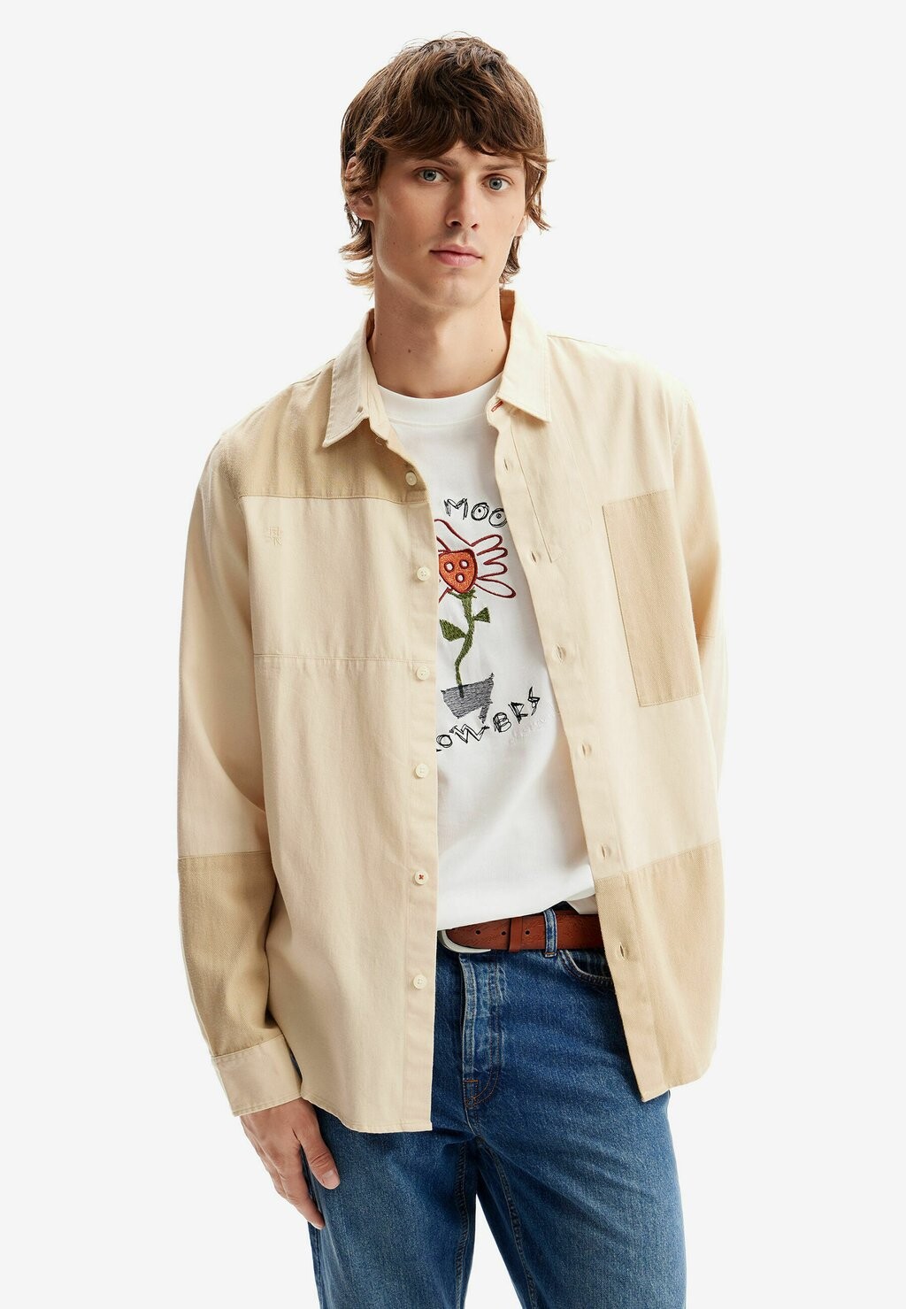 

Рубашка ПЭЧВОРК TWILL Desigual, коричневый