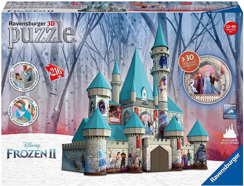 

Пазл Ravensburger, 3D, Frozen, Castle, 216 шт.