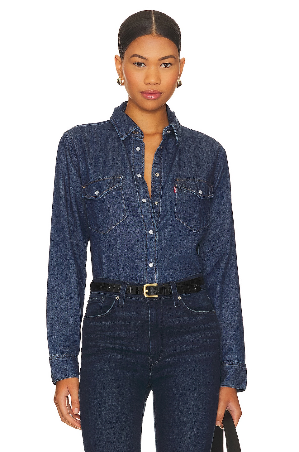 Рубашка LEVI'S Iconic Western Button Down, цвет Air Space 3