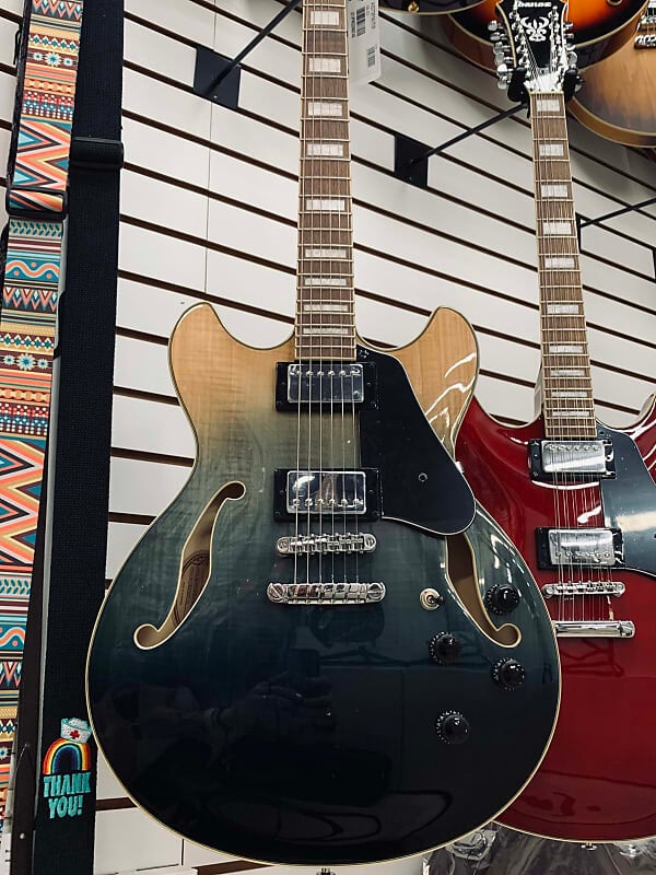 

Электрогитара Ibanez Artcore AS73FM Semi-Hollow Electric Guitar Transparent Indigo Fade AS73FM
