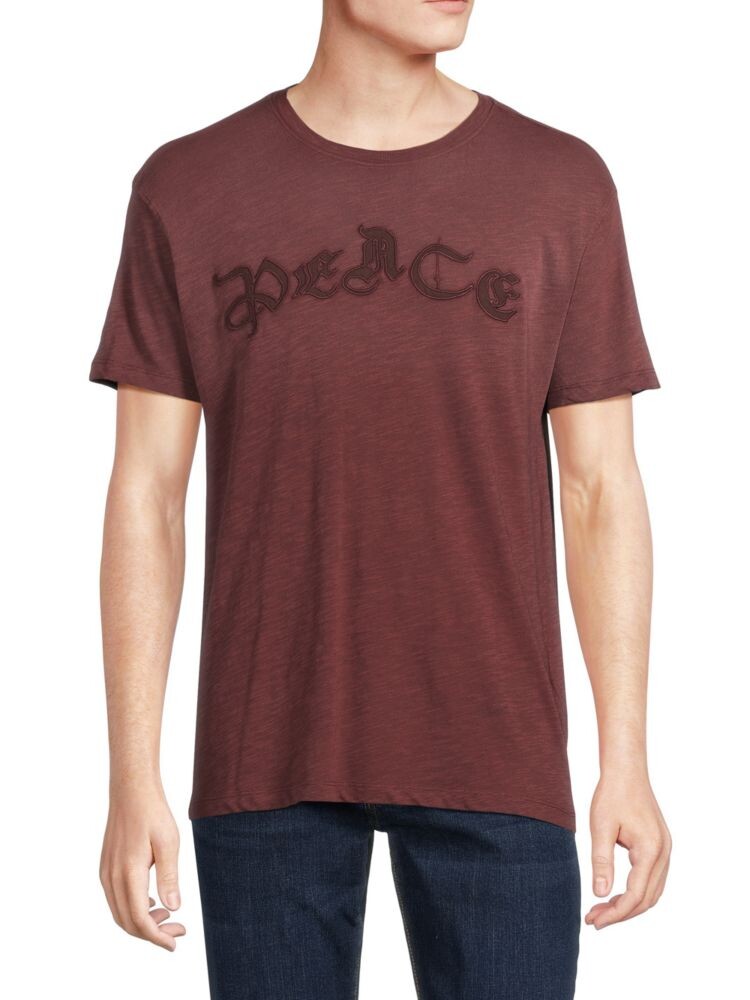 

Футболка с круглым вырезом John Varvatos, цвет Oxblood