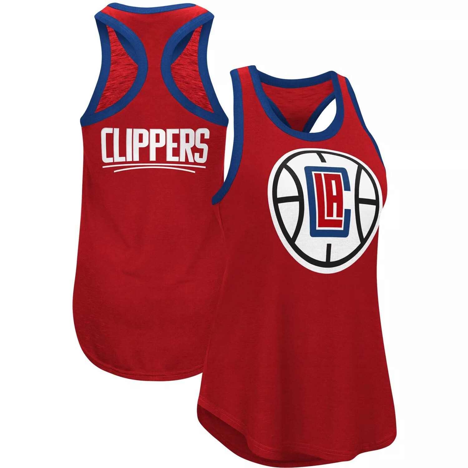 

Женская майка G-III 4Her Carl Banks Red LA Clippers Showdown Burnout G-III