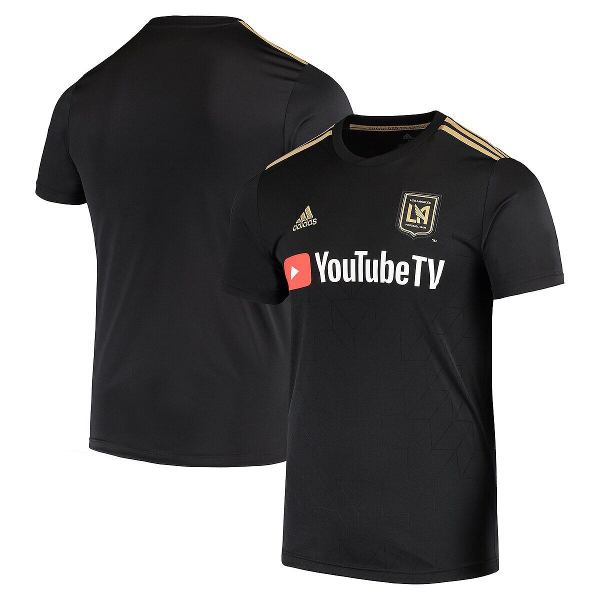 

Мужская черная майка LAFC Primary Replica adidas