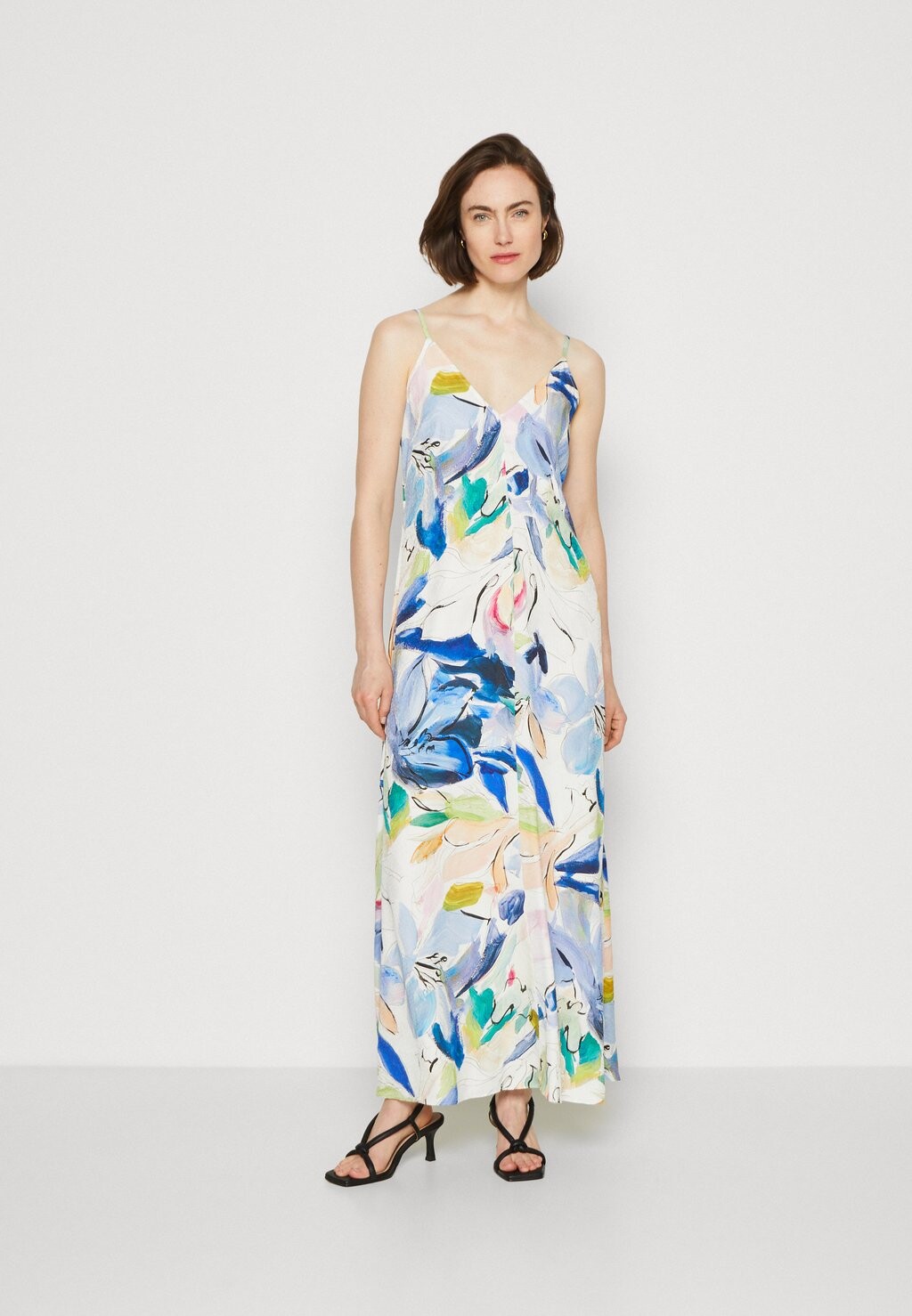 

Платье макси Ted Baker, белый