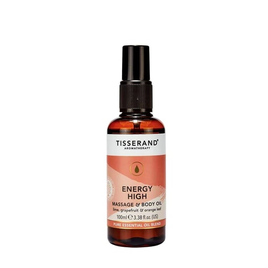 Массажное масло (100 мл) Energy High Massage & Body Oil -, Tisserand