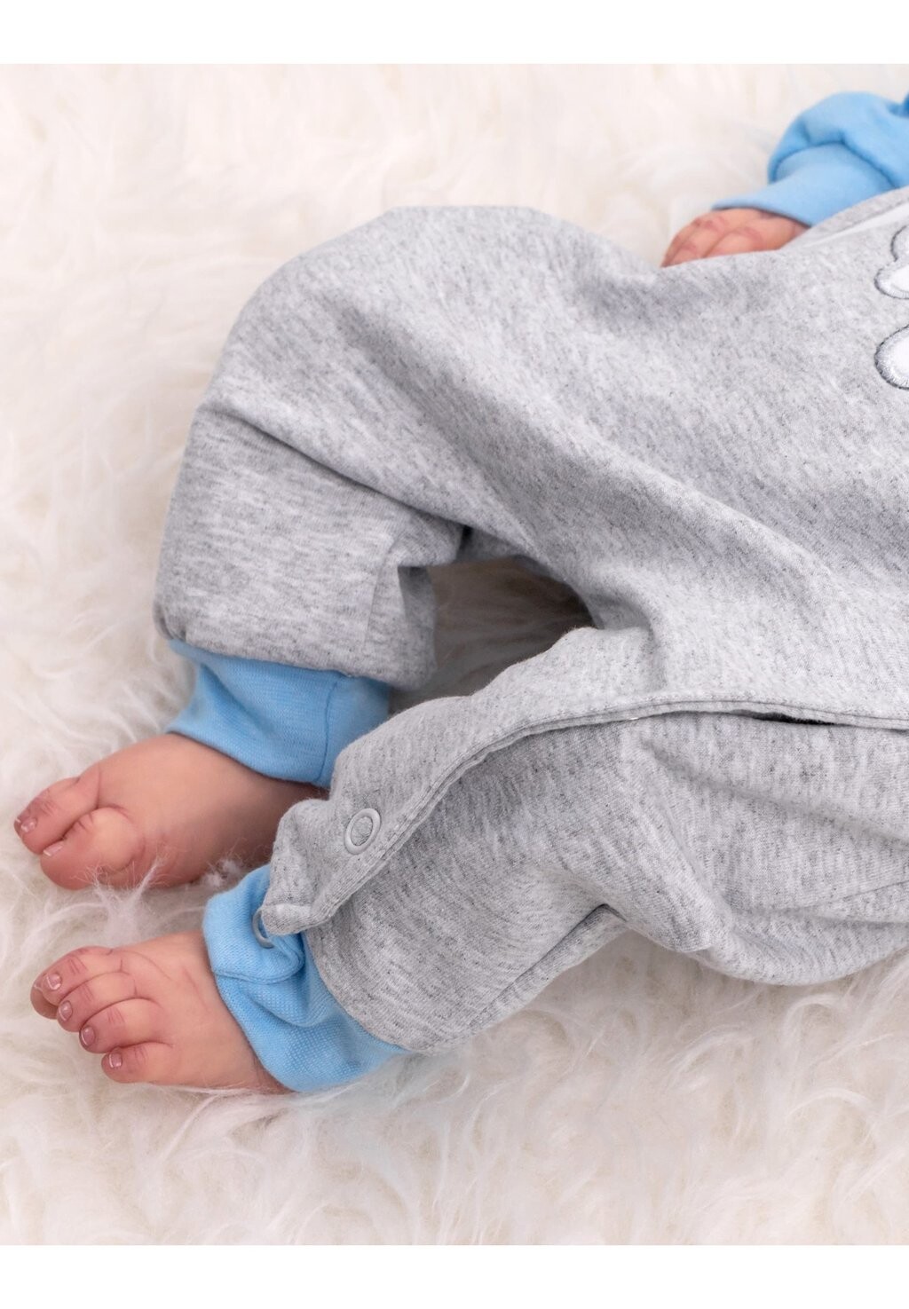 

Комбинезон I LOVE MAMA & PAPA Baby Sweets, цвет blue grey
