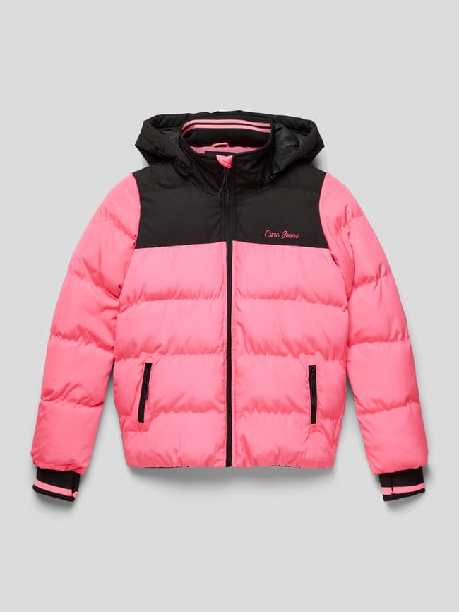 Стеганая куртка с капюшоном модель Дефне CARS JEANS, розовый рюкзак мак хаулер cars розовый 3