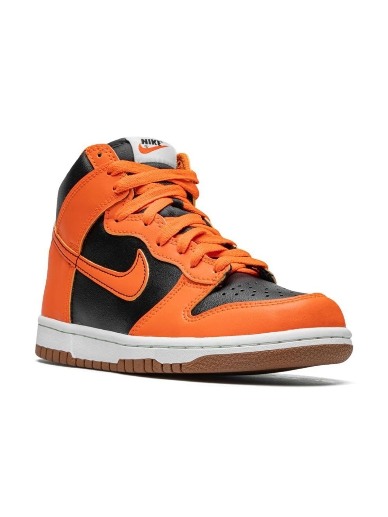 

Nike Kids кроссовки Dunk High, оранжевый