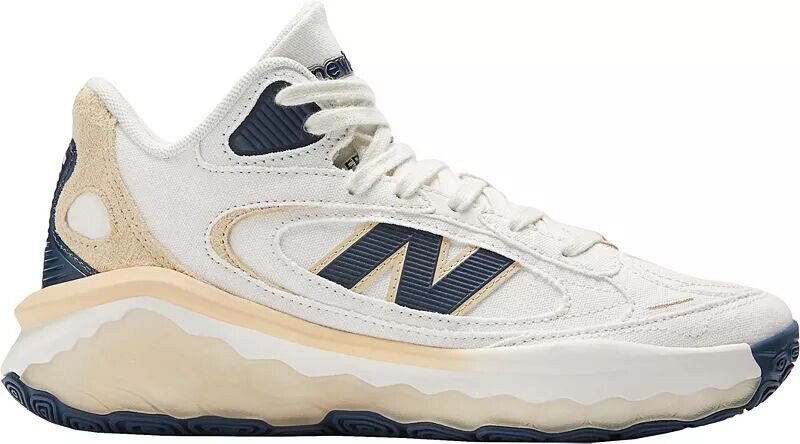 

Баскетбольные кроссовки New Balance Fresh Foam BB, белый/темно-синий