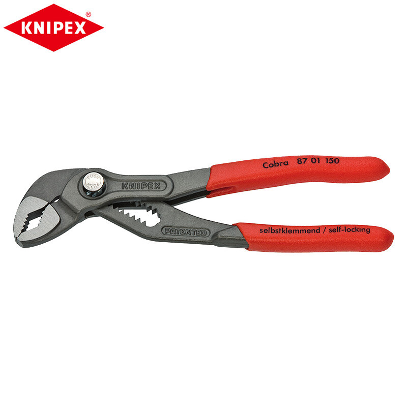 KNIPEX K.87 01 150 Высокотехнологичные клещи Cobra для водяных насосов (полированная головка, нескользящая пластиковая ручка) 8701150