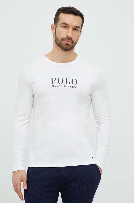 цена Хлопковая пижама с длинными рукавами Polo Ralph Lauren, белый