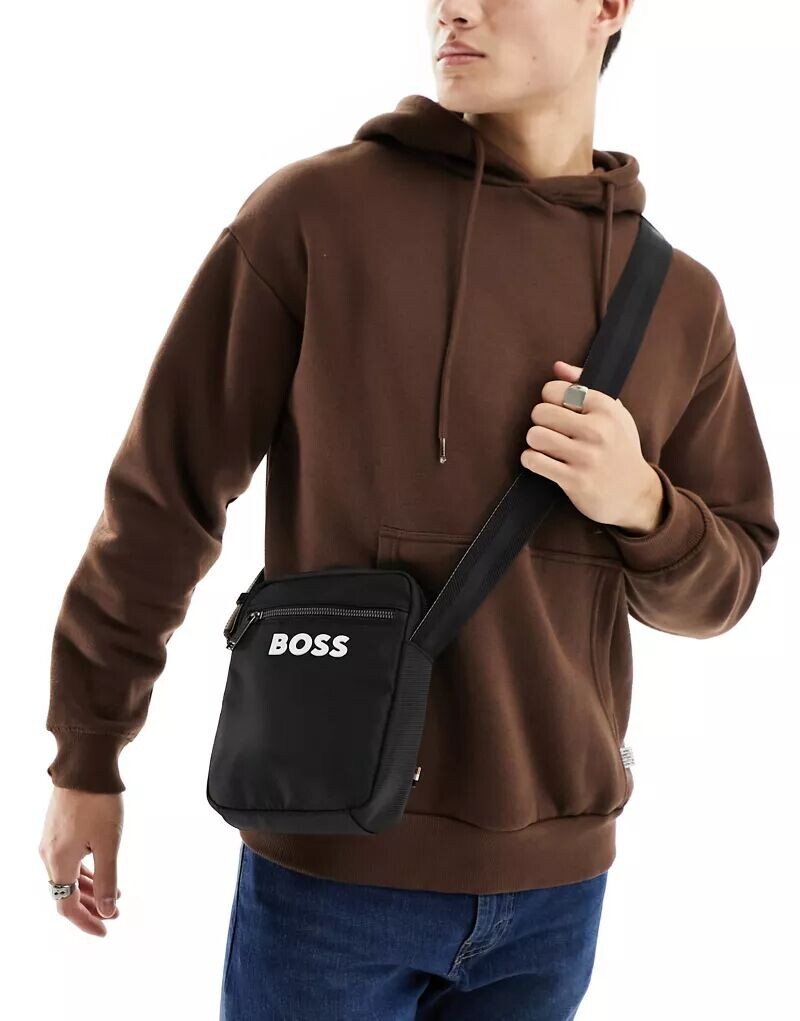 

Черная сумка через плечо BOSS Catch 3.0 BOSS Orange