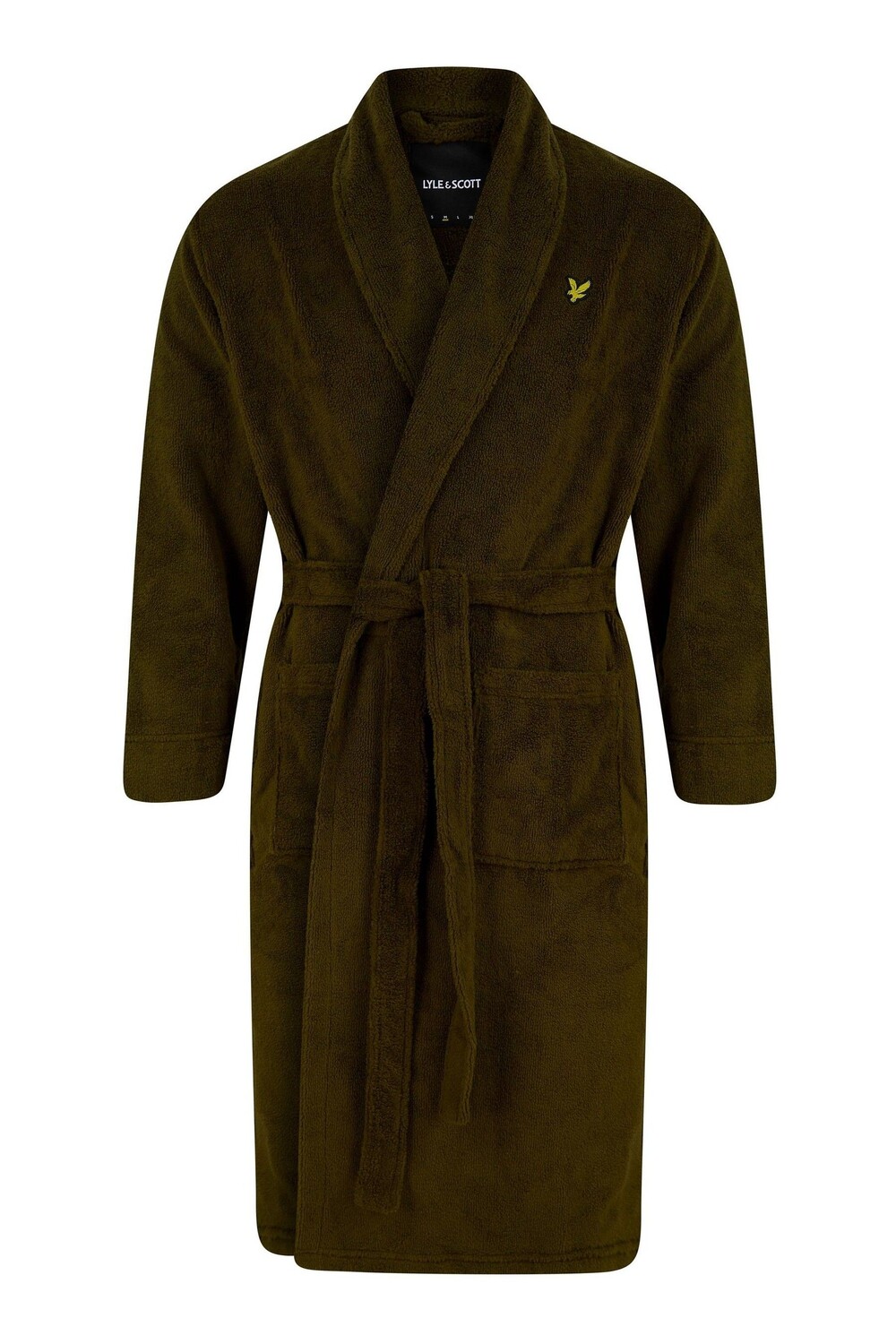

Зеленый халат из коллекции домашней одежды Lyle & Scott, зеленый