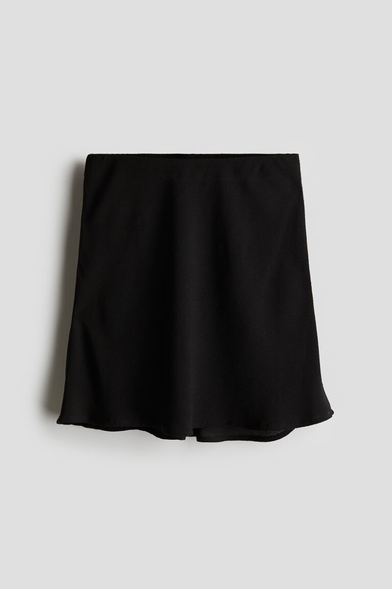 

Юбка А-силуэта H&M, черный