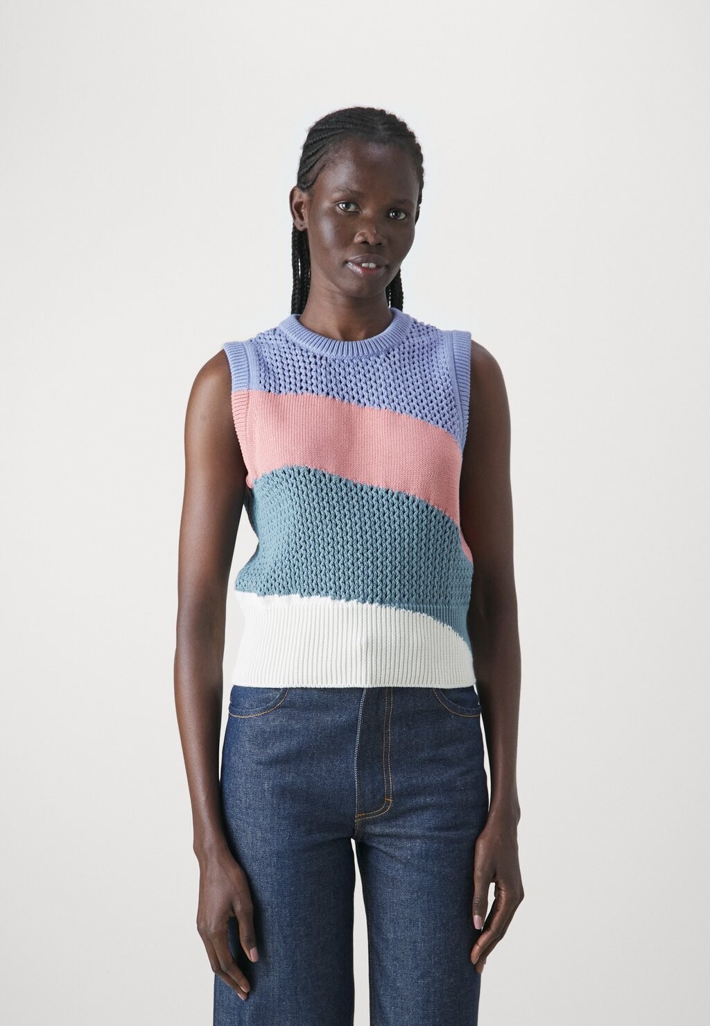 

Топ WOMENS VEST CREW NECK PS Paul Smith, синий