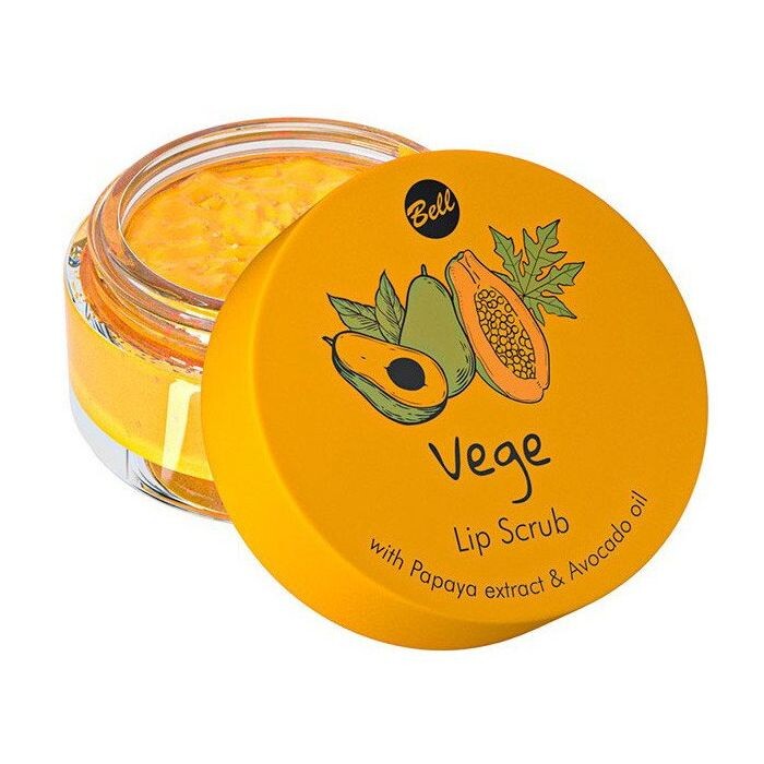 

Скраб для губ Exfoliante de Labios Vege con Extracto de Papaya y Aceite de Aguacate Bell, 5 gr