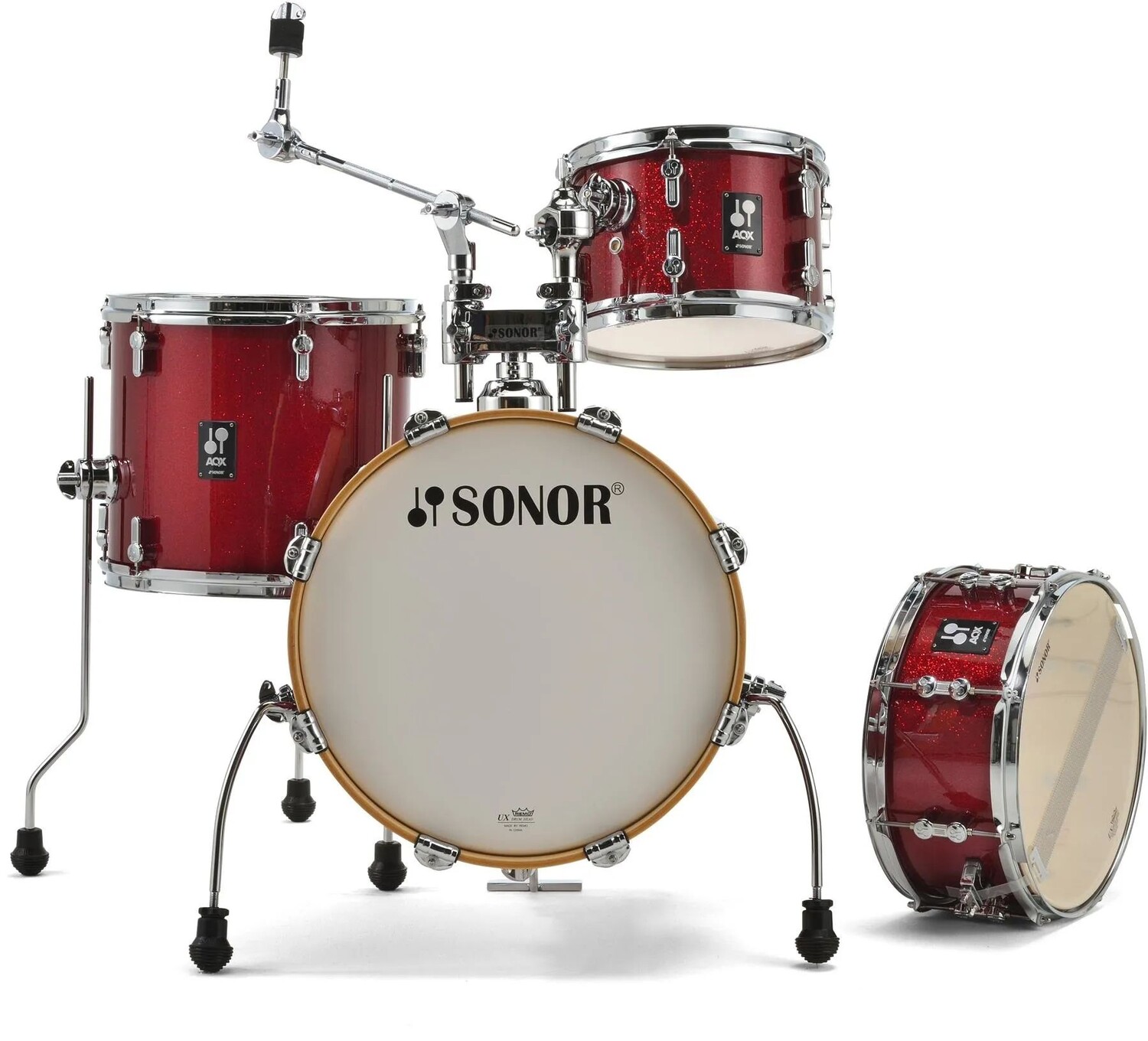 

Набор из 4 ракушек Sonor AQX Jungle — Red Moon Sparkle