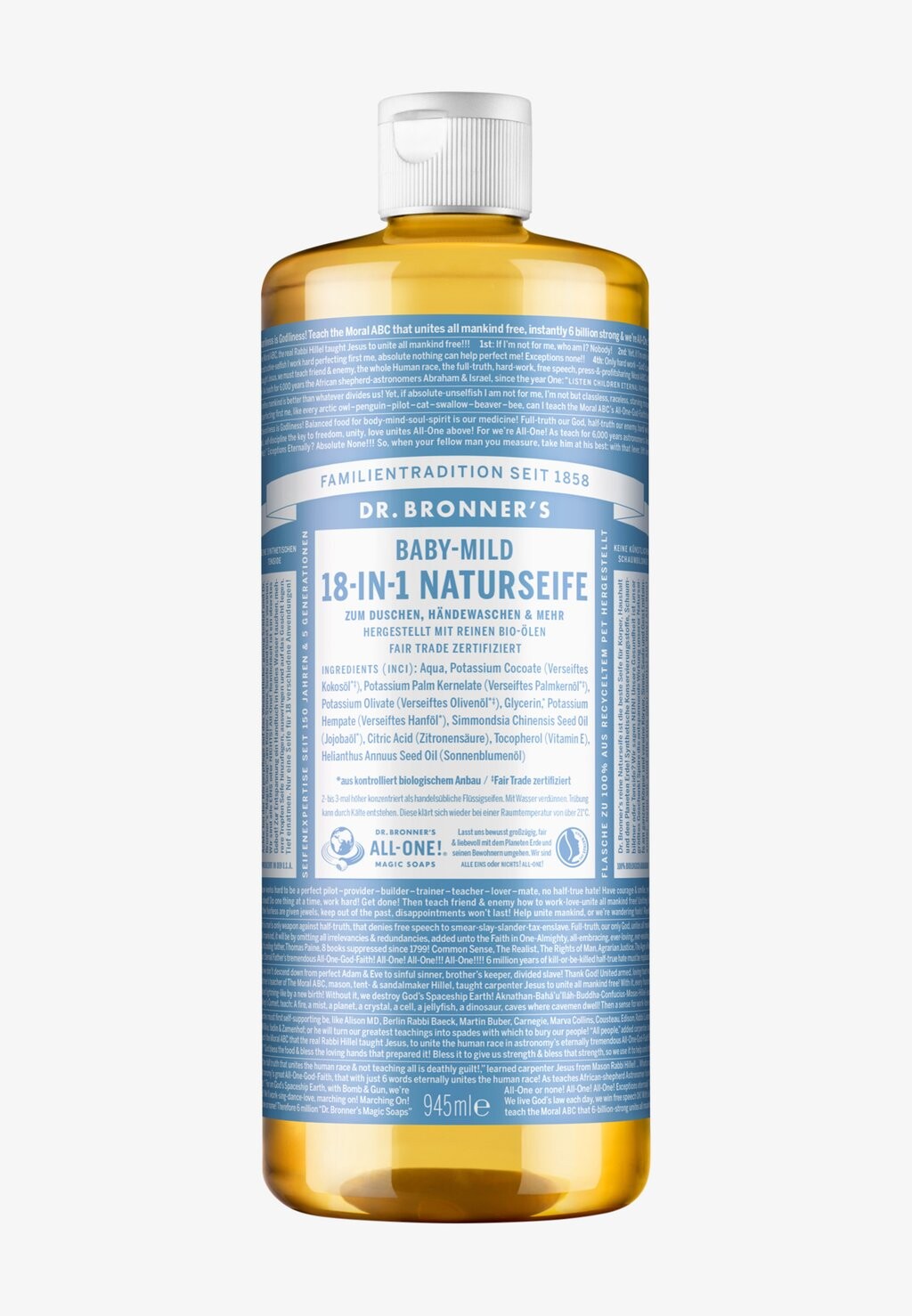 

Гель для душа 18-IN-1 LIQUID SOAP BABY-MILD Dr. Bronner´S