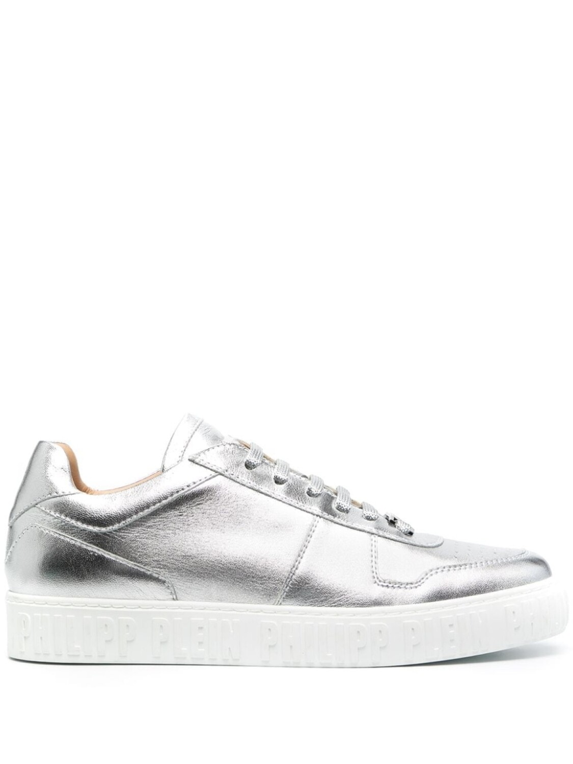 

Philipp Plein кеды Iconic Plein, серебряный
