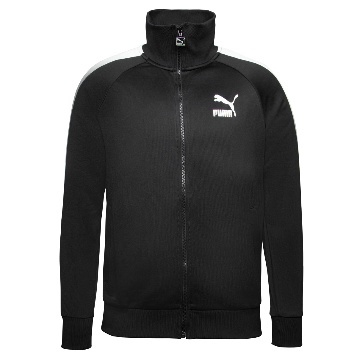 Спортивная куртка Puma Iconic T7 Track Jacket, черный олимпийка puma 53074595 iconic t7 track jkt dk черный xl