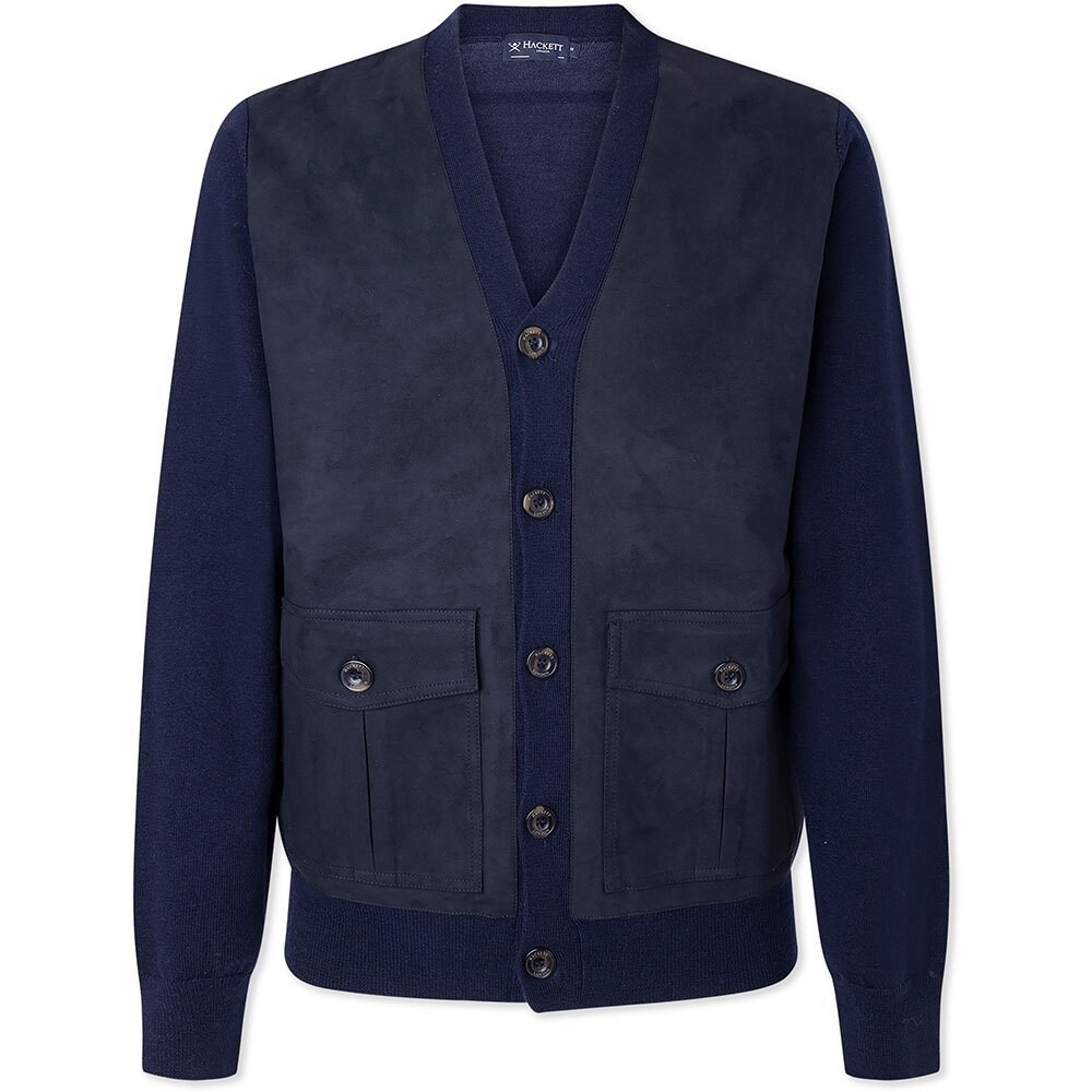 

Кардиган Hackett Safari Hybrid, синий