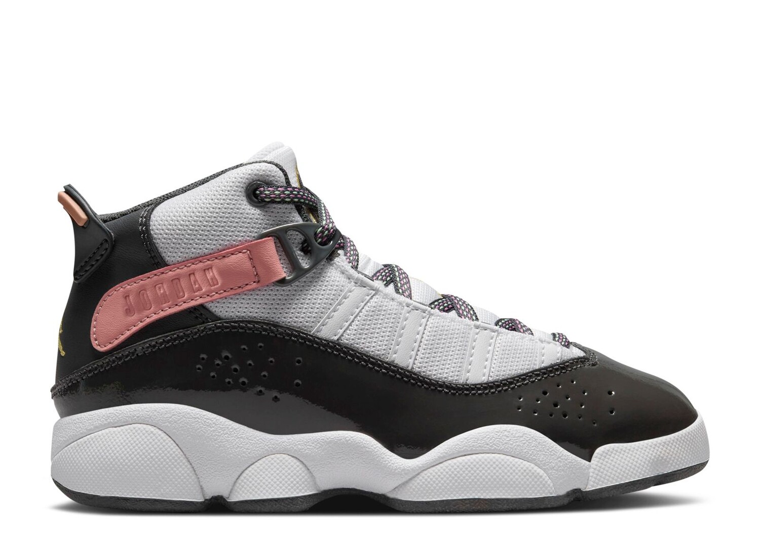

Кроссовки Air Jordan Jordan 6 Rings Ps 'White Red Stardust', белый