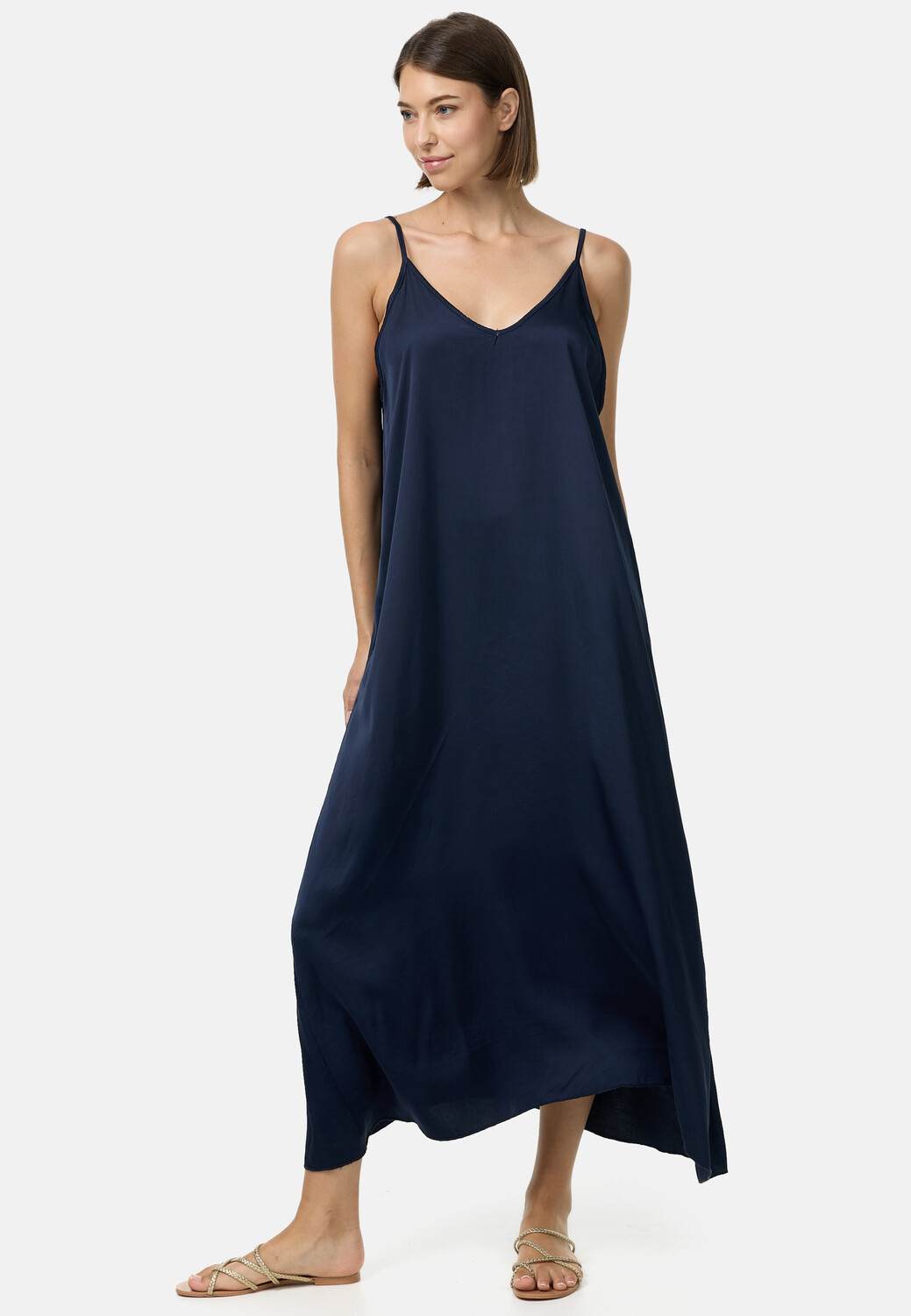 

Платье PM SELECTED Satin Maxi, темно-синий