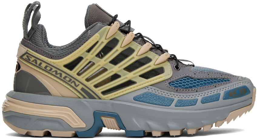 

Синие кроссовки Salomon Acs Pro
