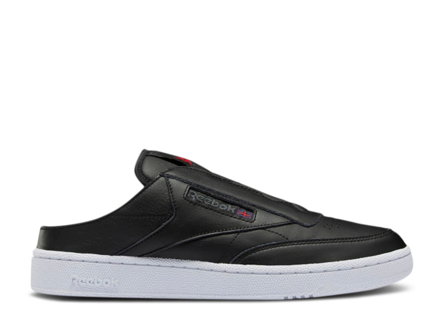 

Кроссовки Reebok Club C Laceless Mule 'Black Grey', черный