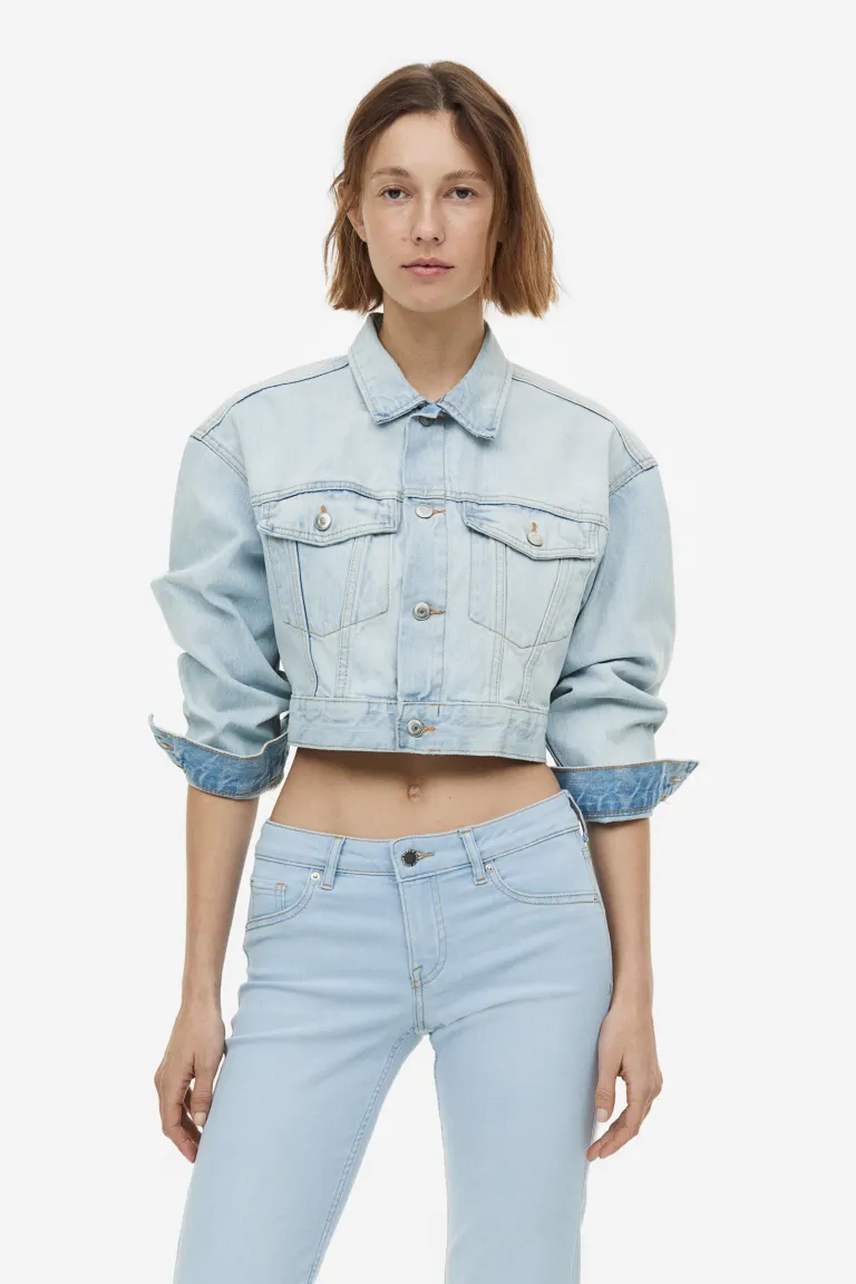 

Низкие джинсы bootcut H&M, синий