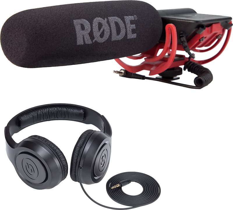 Комплект конденсаторных микрофонов RODE VideoMic Camera Shotgun Microphone with Rycote Lyre Suspension комплект с адаптером rycote duo lyre 68 19 34 ryc040137