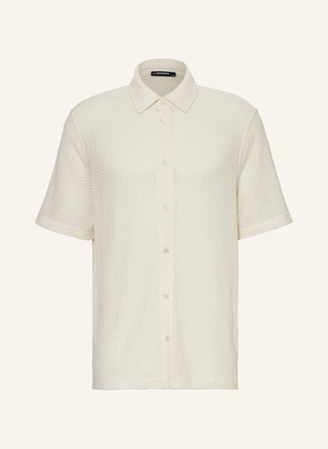 

Рубашка J.LINDEBERG Kurzarm-Boxy Fit, кремовый