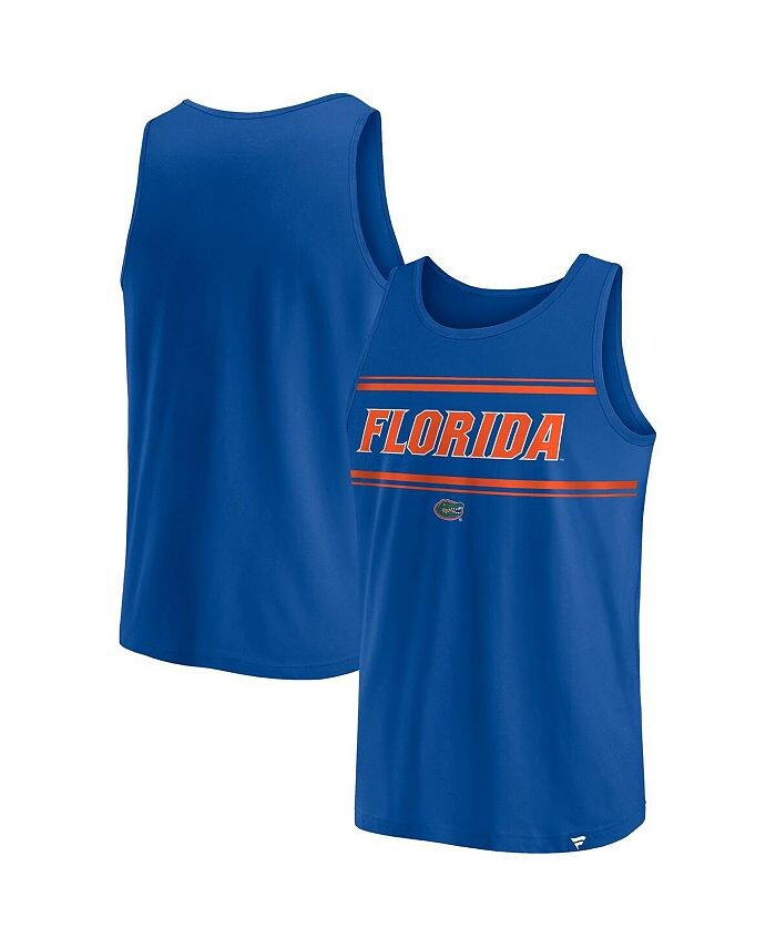 

Мужская майка в полоску с фирменным логотипом Royal Florida Gators Fanatics, синий