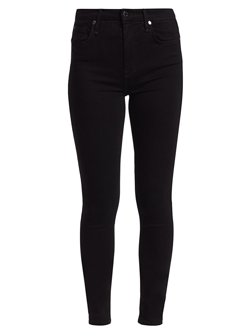

Джинсы Slim Illusion скинни с высокой посадкой 7 For All Mankind, черный