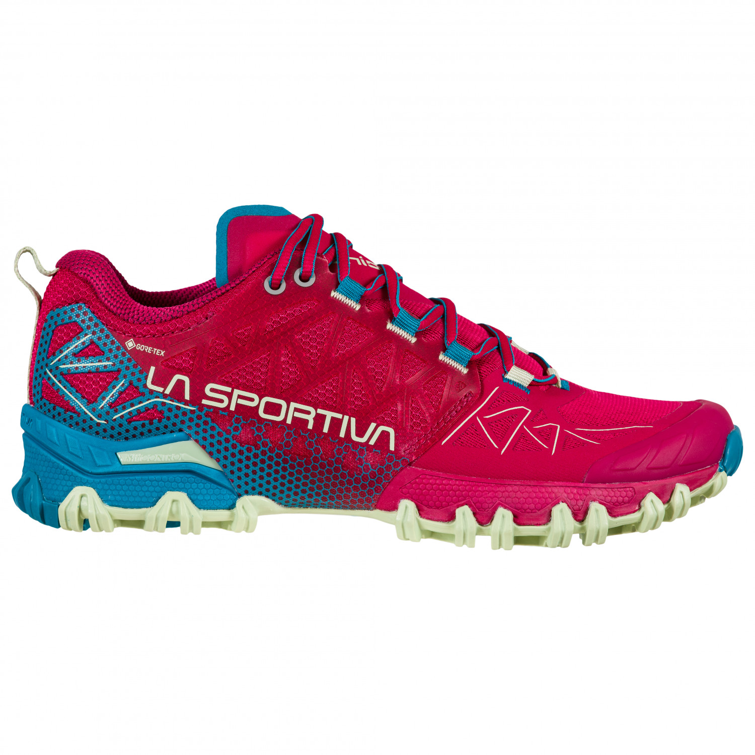 Кроссовки для бега по пересеченной местности La Sportiva Women's Bushido II GTX, цвет Cerise/Crystal