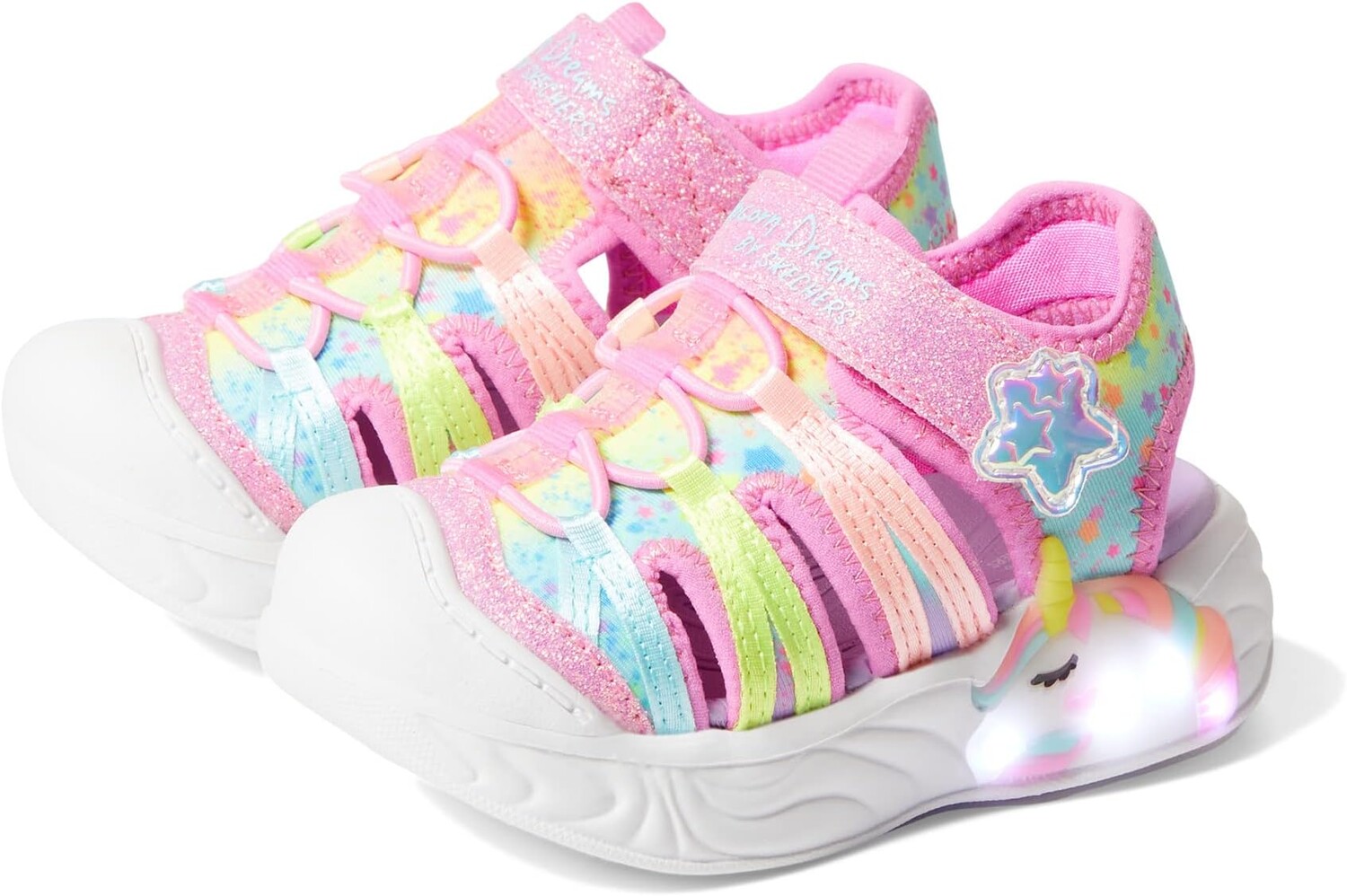 

Сандалии Lighted - Unicorn Dreams Explorer 303102N SKECHERS KIDS, цвет Pink/Multi