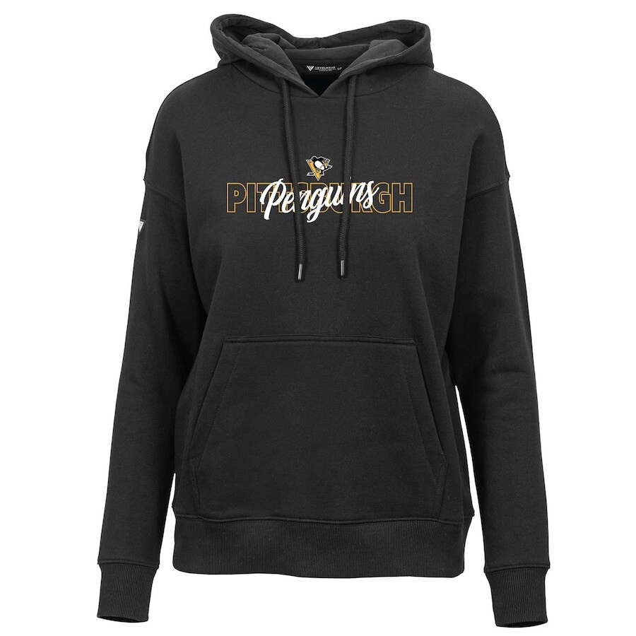 

Пуловер с капюшоном Levelwear Pittsburgh Penguins, черный