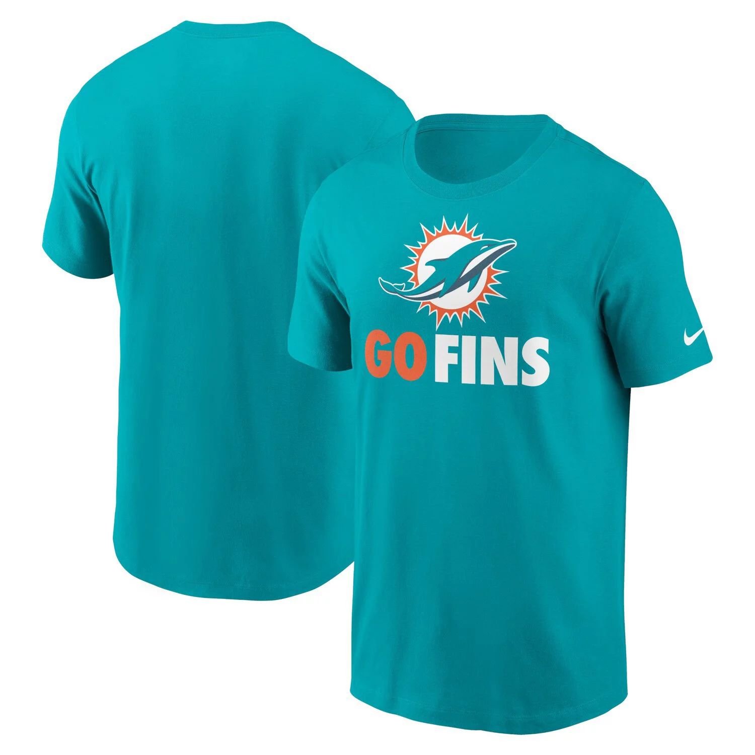 

Мужская футболка Aqua Miami Dolphins Local Essential Nike